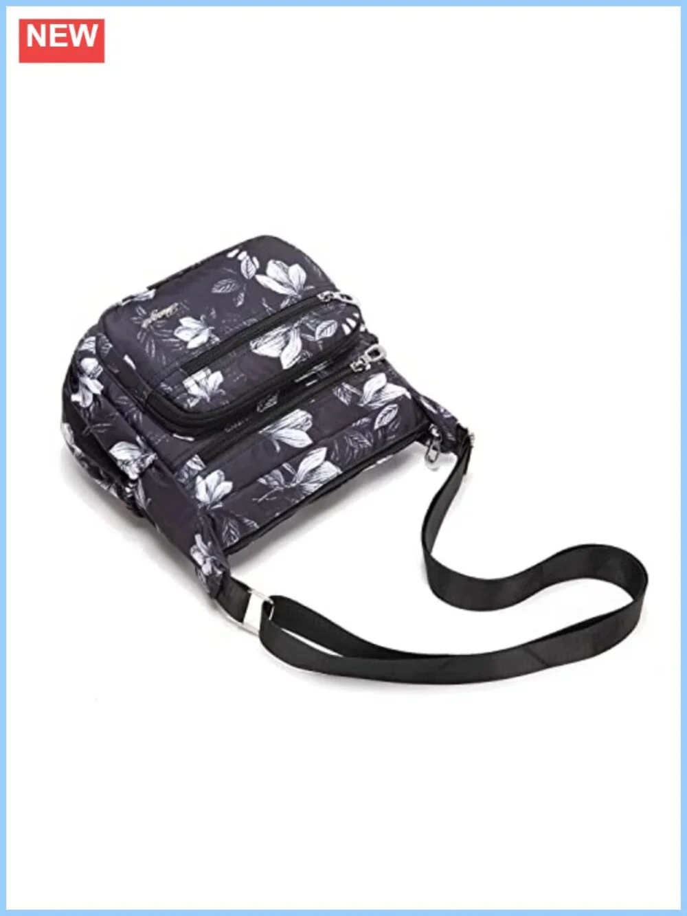 N/A floral crossbody